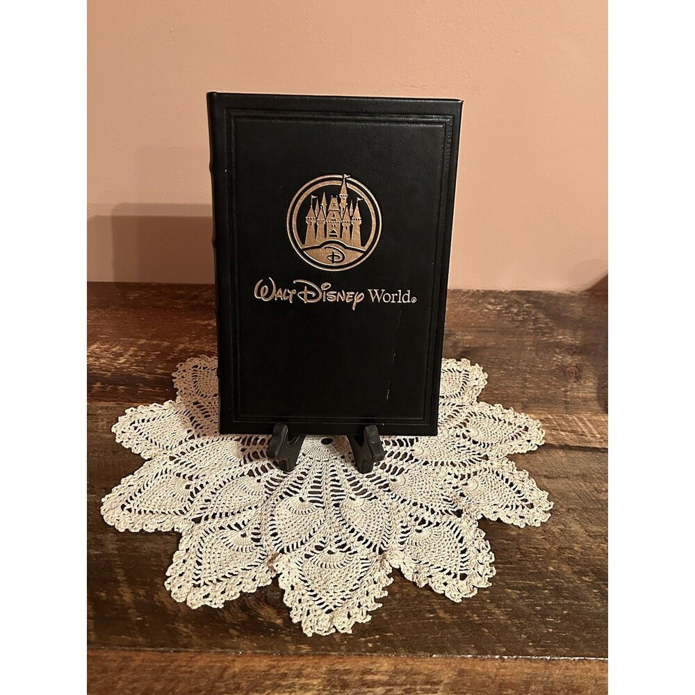 Walt Disney World Hardcover Black Faux Leather Bound Journal